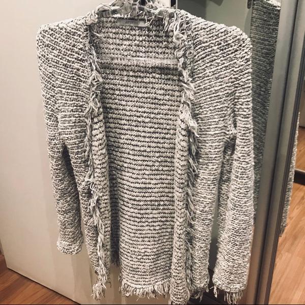 lindo casaco em tricô inverno 2019
