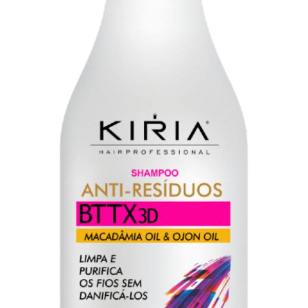 shampoo bttx anti-resíduo 3d 300ml - kiria