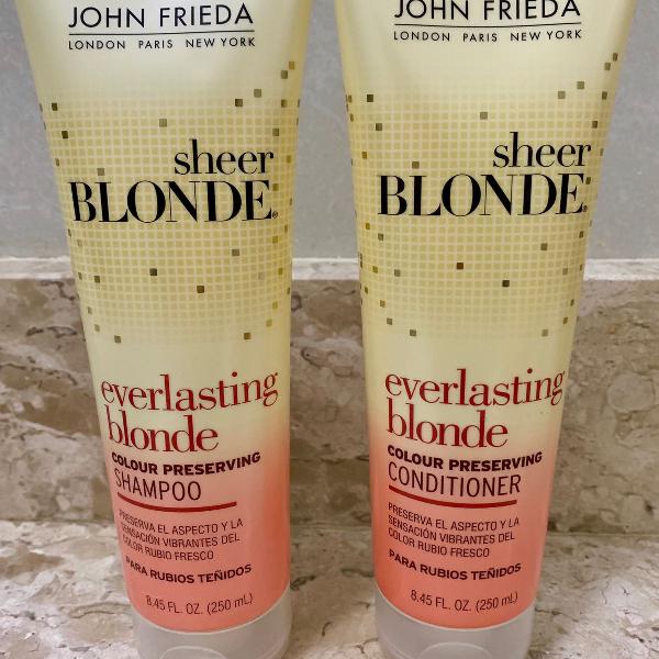 shampoo e condicionador john frieda