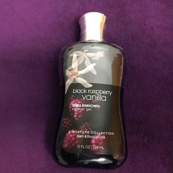 shower gel black raspberry vanilla bath and body works