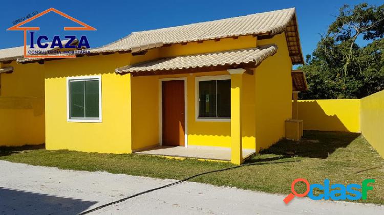 Casas de primeira locação, 2 quartos com suíte em Praia