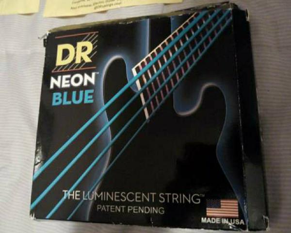 Encordoamento P/ Baixo 4 Cordas - Dr Neon.40 Azul