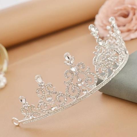 Coroa Tiara De Noiva, Debutante De Cristal Princesa - Pronta