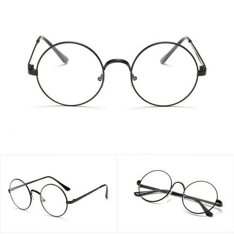 Óculos Vintage Redondo Nerd Geek Cosplay