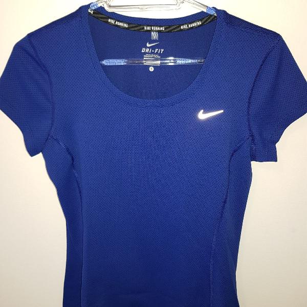 Camisetinha Nike - Original- Dri-Fit - Tam. P - Azul lindo-