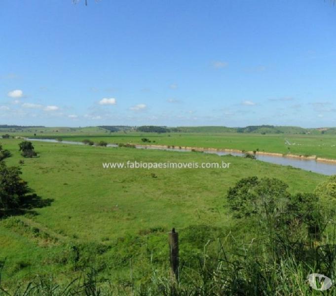 Fabio Paes Imóveis - Fazenda 470 alq com rio 8.5 km.