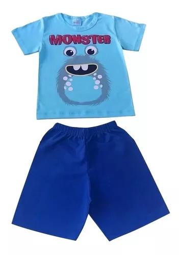 Kit 10 Conjuntos Infantil Menino Verão Roupa Criança