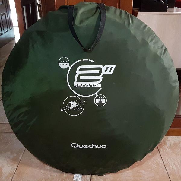 barraca de camping quechua 2 seconds 4 pessoas