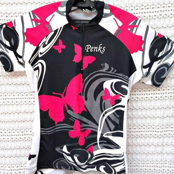 camiseta camisa de ciclista penks borboleta bike