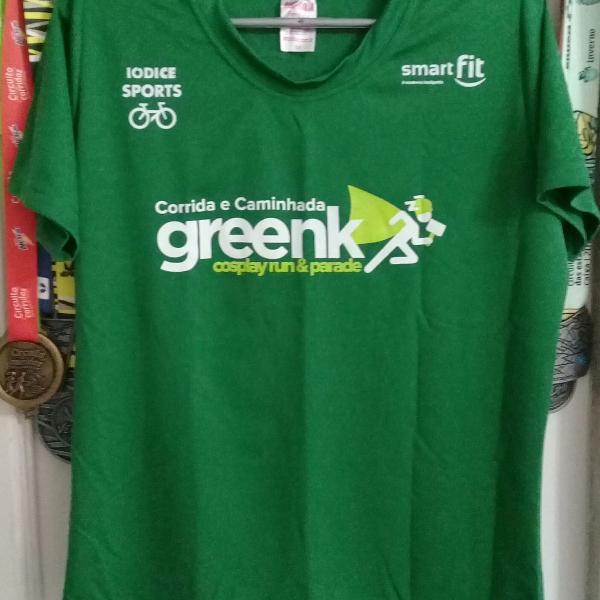 camiseta da corrida greenk