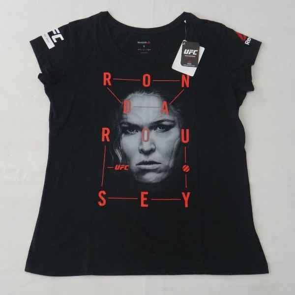 camiseta reebok ufc ronda rousey feminina original - tam: g