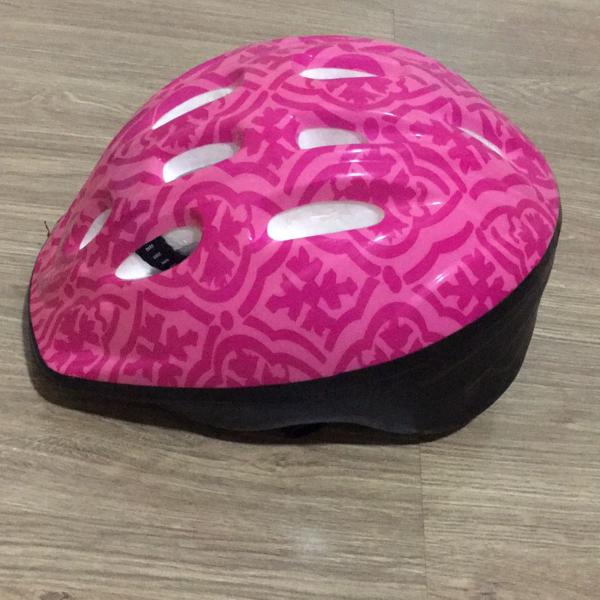 capacete ciclismo rosa