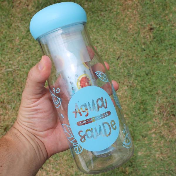 copo infusor água com toque de saúde