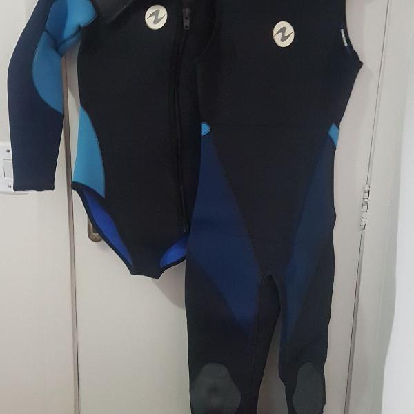roupa de mergulho neoprene feminina