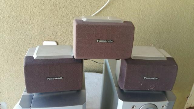 Conjunto de 5 Caixas Panasonic (tudo  reais)
