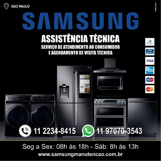 Manutenção eletrodoméstico samsung