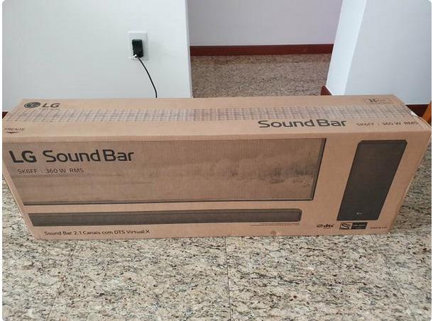 Soundbar LG Sk6ff 2.1 Canais Subwoofer Bluetooth - 360W