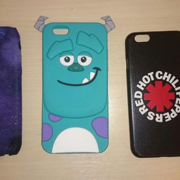 3 cases para iphone 6 ou 6s