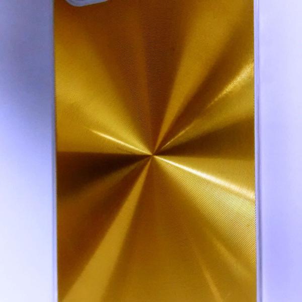 CAPA PARA IPHONE 4S Dourada Com Lateral Transparente