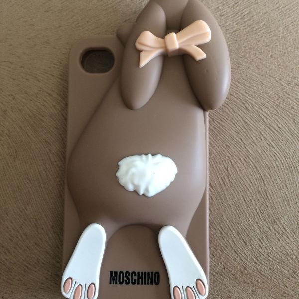Capa Moschino silicone iphone 4/4s
