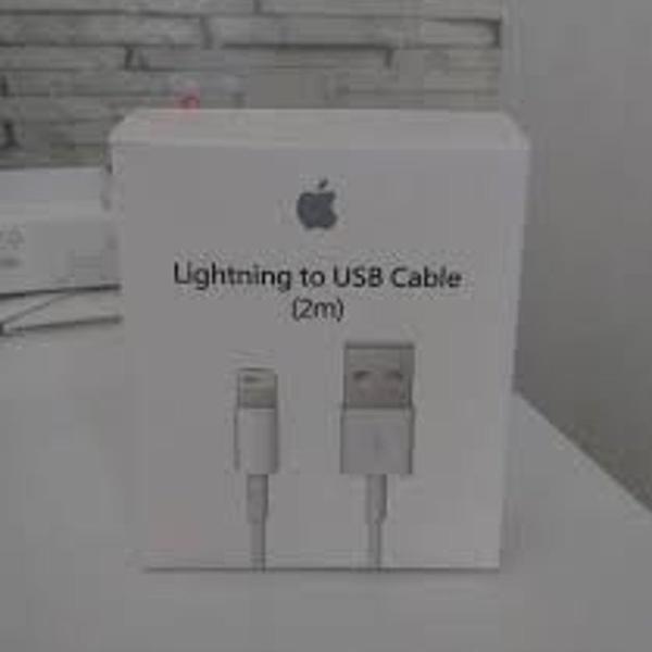 cabo carregador iphone original2*metro apple 5/6/7/8/x/