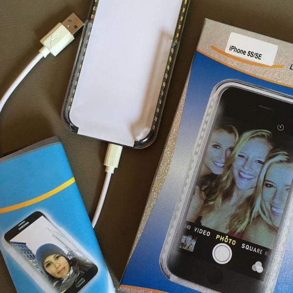 capa de celular iluminadora (para selfie)