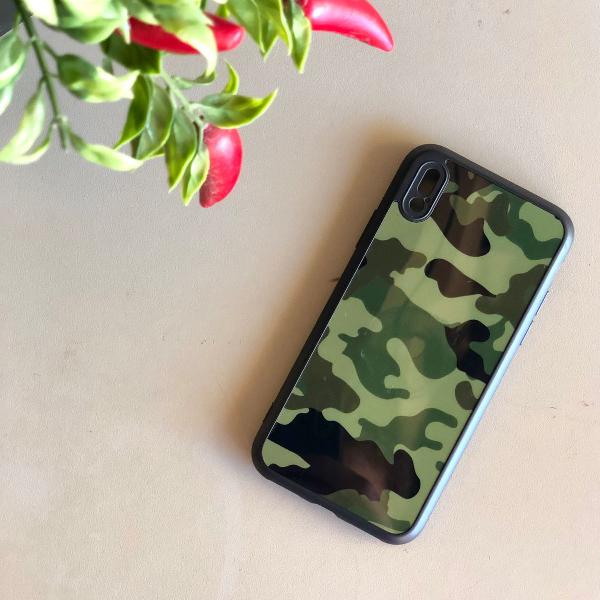 capa iphone x/xs - militar