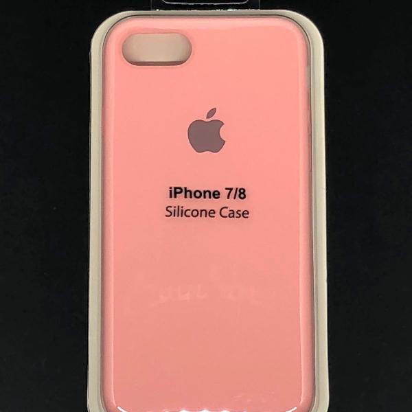 capa para iphone 7/8 - rosa bebê