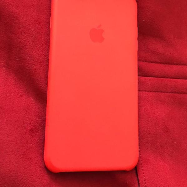 capa para iphone 8 plus vermelha