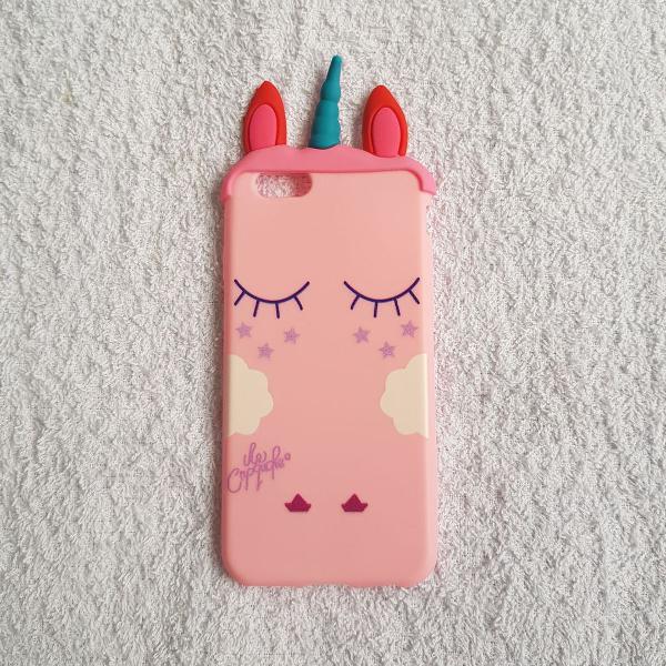 capa rose unicorn aparelho: iphone 6