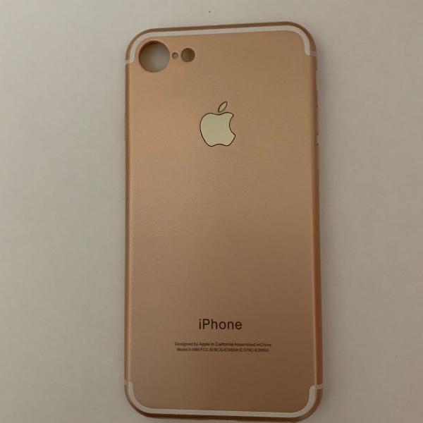capa silicone para iphone 6 e 6s gold