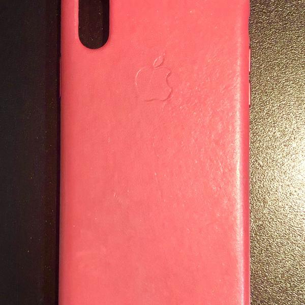 capinha de couro iphone x