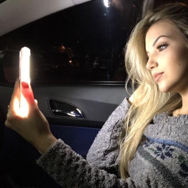 case com led para selfie