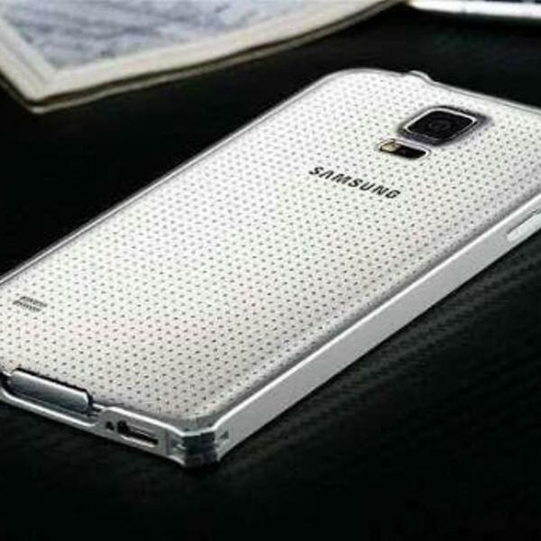 case metal Bumper Estilo Alumínio para Galaxy S5