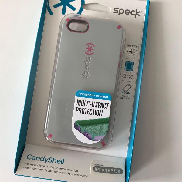 case speck cinza para iphone 5s/se