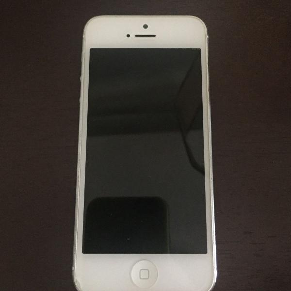 iphone 5 32gb semi novo branco