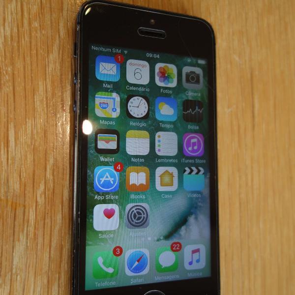 iphone 5 : preto : model a1428