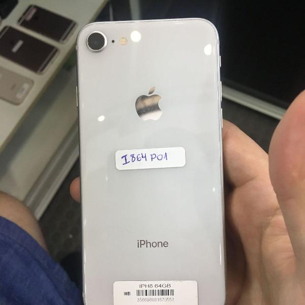 iphone 8 64 gb prateado desbloqueado usado