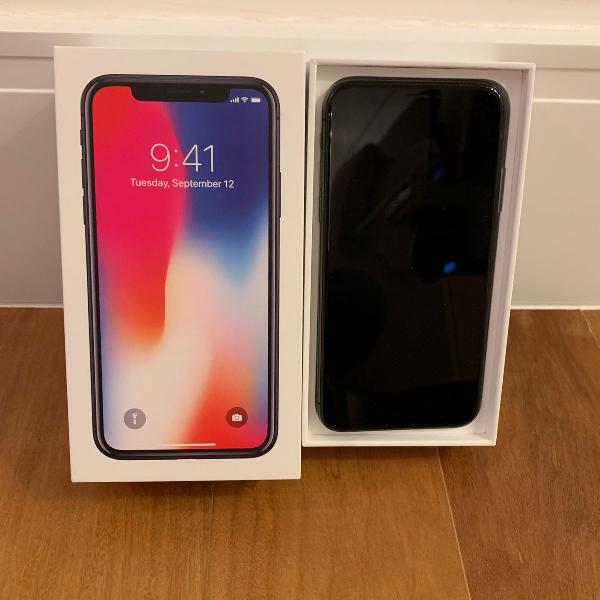 iphone x 256 gb cinza (space gray)