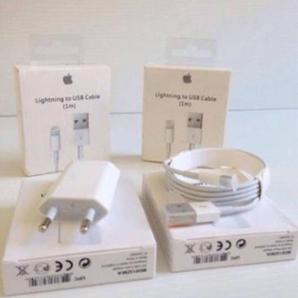 kit cabo 2 mts e fonte tomada apple