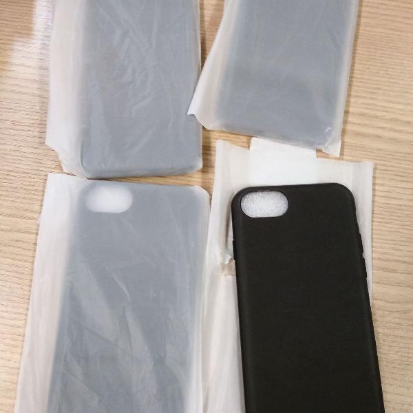 lote de 4 capas importadas para iphone 7