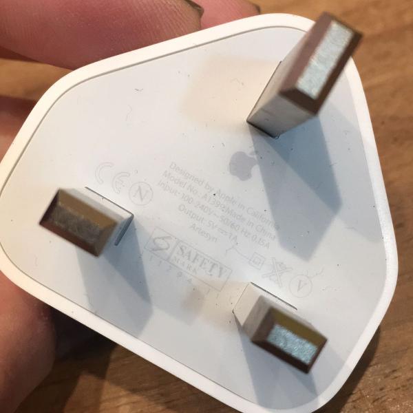plug usb de carregador de iphone original