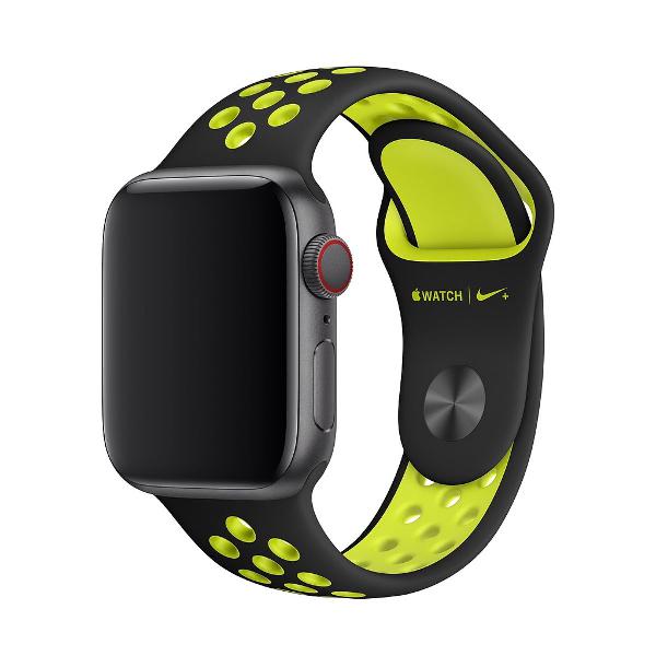 pulseira esportiva nike para apple watch preto/vult