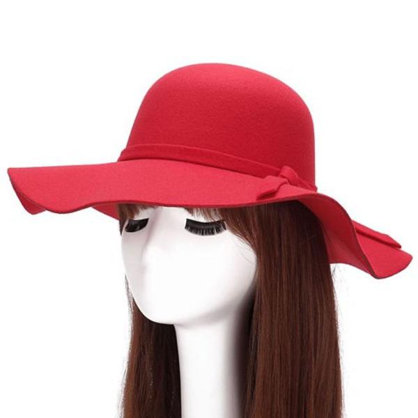 Floppy hat vermelho