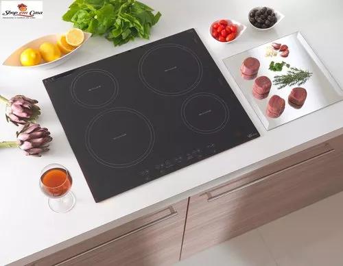 Fogão Cooktop Fischer 4 Boca Indução Mesa Vitrocerâmica