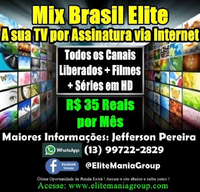 Mix Brasil elite - sua tv pela internet