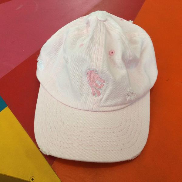 boné approve dad hat rosa claro