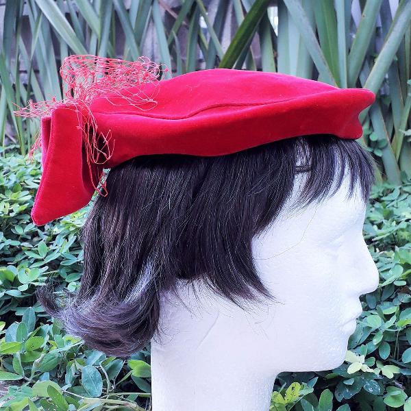 casquete voillete vintage 80''