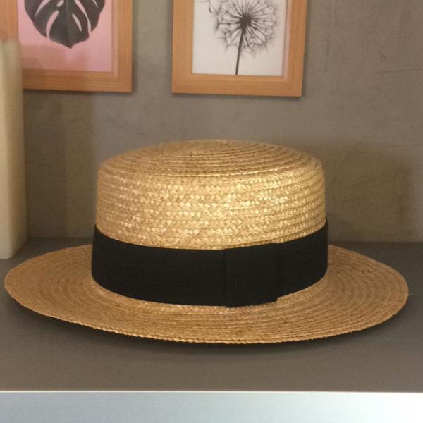 chapéu de palha estilo palheta