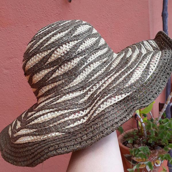chapéu de praia boho